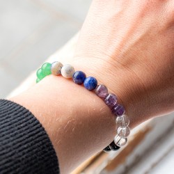 chakra bracelet, bracelet for chakras, bracelet for seven chakras