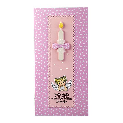Handmade card, arts and crafts, unique gift card, baptism card