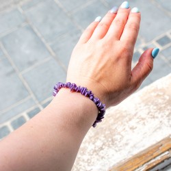 charoite, charoite bracelet, crystal bracelet, crystal jewelery