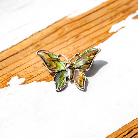 Pāua Shell brooch, Pāua Shell, brooch, brooch with shell, abalone