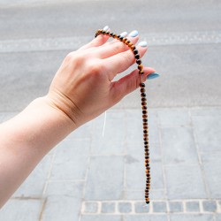 tiger's eye, tiger's eye crystal, crystal pearls, crystal beads, energy crystal, crystals for power