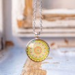 mandala, mandala necklace, energy necklace, handmade