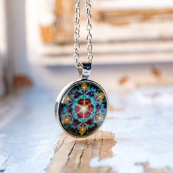 mandala necklace, energy necklace, affordable prices, crystal shop