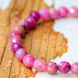 ruby bracelet, crystal bracelet, ruby, ruby crystal, ruby jewellery