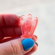 CHERRY QUARTZ angel, CHERRY QUARTZ crystal