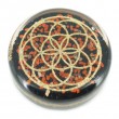 red jasper, jasper, black tourmaline,orgonite, orgonite plate, orgonites for personal use