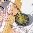 amazonite BLACK TOURMALINE  orgonite necklace orgone energy orgonite
