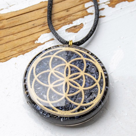 SODALITE BLACK TOURMALINE orgonite