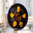 tiger's eye, tiger's eye orgonite, orgonite plate, handmade