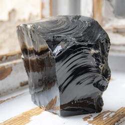 OBSIDIAN rough bigger piece , obsidian crystal, obsidian stone
