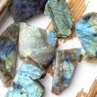 LABRADORITE crystal semi-polished labradorite gemstone
