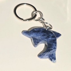 sodalite keychain. crystal keychain, sodalite, sodalite crystal