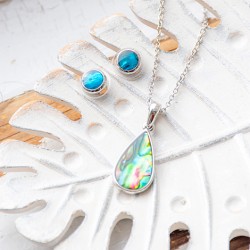 Pāua Shell necklace, Pāua Shell, necklace, necklace with shell, abalone