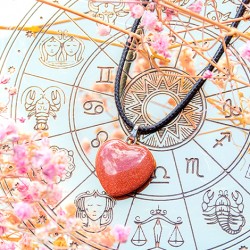 sunstone, sunstone necklace, sunstone jewellery, crystal necklace, crystal jewellery