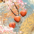 sunstone, sunstone necklace, sunstone jewellery, crystal necklace, crystal jewellery