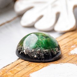 orgonite, pocket orgonite, green aventurine orgonite, green aventurine schungite orgonite