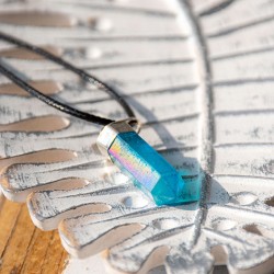 AQUA AURA ogrlica špica (posrebrena zanka), aqua aura, aqua aura ogrlica, aqua aura nakit
