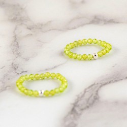 Peridot prstan peridot kristal peridot kamen zelen kristal peridot nakit