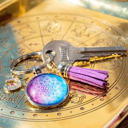 mandala, mandala obesek za ključe, energijski nakit, trgovina s kristali, sova, hitra dostava, mandala za sprostitev