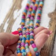 COLOUR AGATE pearls 6mm agate crystal agate gemstone