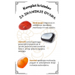 SET OF CRYSTALS for capricorn, red jasper, hematite, carnelian