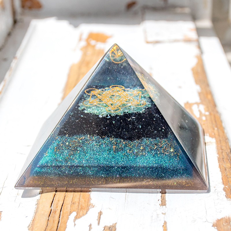 MOSS AGATE Orgonite Pyramid metatron, MOSS AGATE Orgonite ,MOSS AGATE