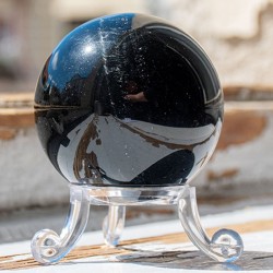 OBSIDIAN sphere 5cm, obsidian, crystal sphere, massage ball