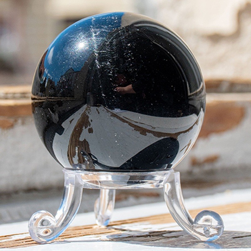 OBSIDIAN sphere 5cm, obsidian, crystal sphere, massage ball