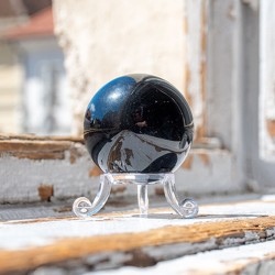OBSIDIAN sphere 5cm, obsidian, crystal sphere, massage ball