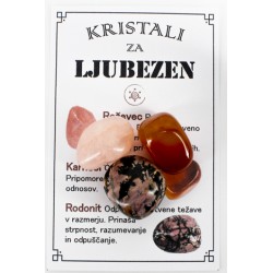 CRYSTALS FOR LOVE, rosequartz, rodonite, cornelian,