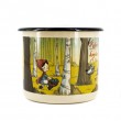 enamelled cup
