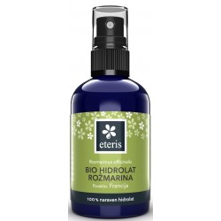 Bio hidrolat rožmarina v steklenički z vejicami rožmarina, 100 ml
